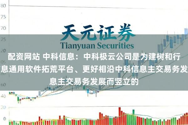 配资网站 中科信息：中科极云公司是为建树和行使好中科信息通用软件拓荒平台、更好相沿中科信息主交易务发展而竖立的